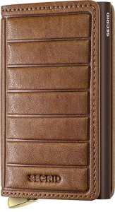 Secrid Slimwallet Premium Emboss Lines Cognac