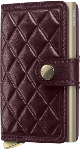 Secrid Miniwallet Premium Emboss Diamond Bordeaux