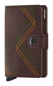 Secrid Miniwallet Stitch Linea Espresso