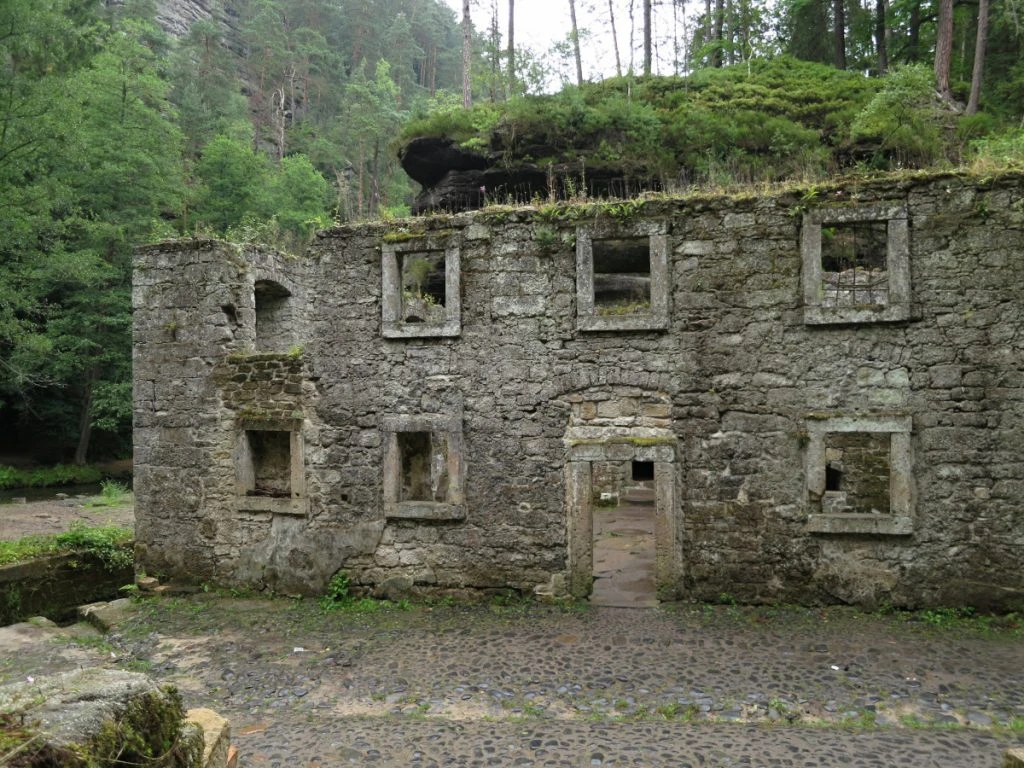 Češka Švicarska - Ruševine Dolskog mlina