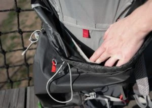 Vaude Zerum 38 - džep za mjehur za vodu - detalj